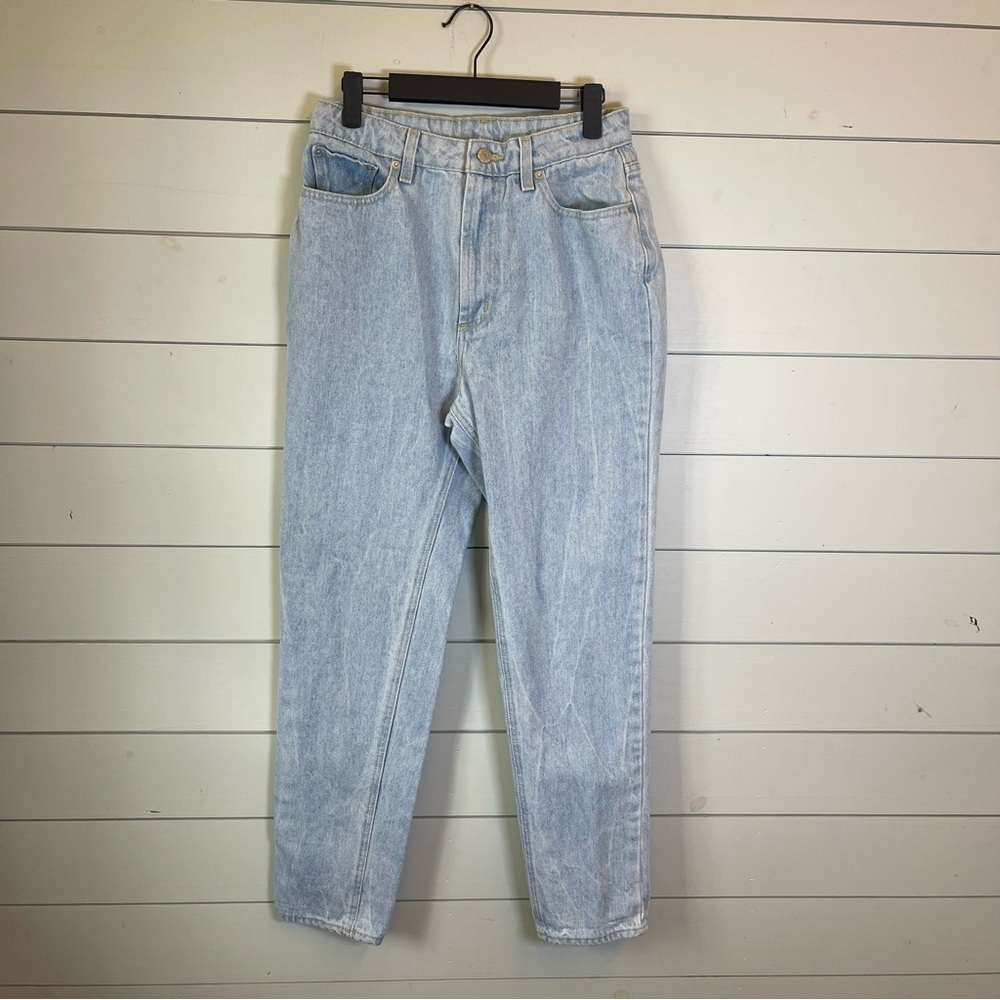 Mom high rise‎ blue denim jeans women’s size 28